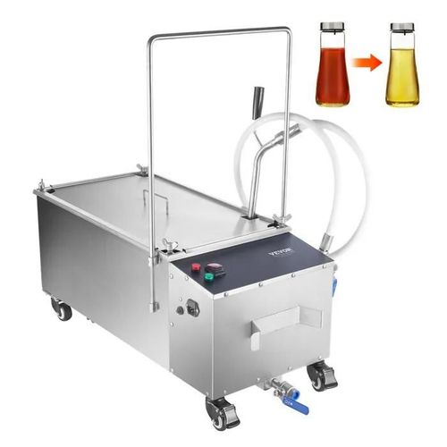 Systme de Filtration des Huiles de Friture-VEVOR-830 x 400 x 800 mm-pour Friteuse Vitesse 10 L/min Mobile
