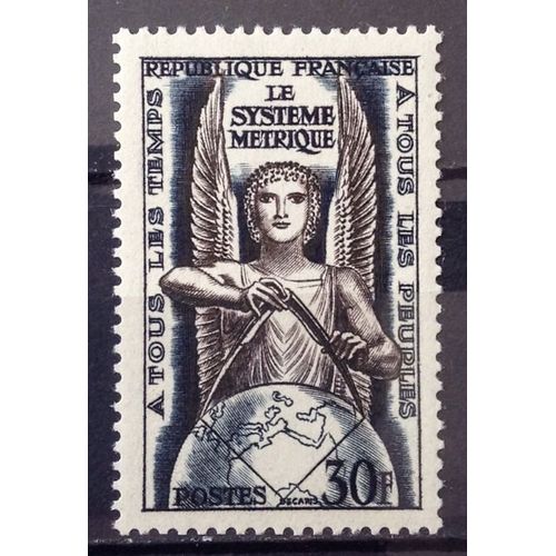 Systme Mtrique - Confrence Internationale Poids Et Mesures  Paris 30f (Impeccable N 998) Neuf** Luxe (= Sans Trace De Charnire) - Cote 6,00 - France Anne 1954 - N24495