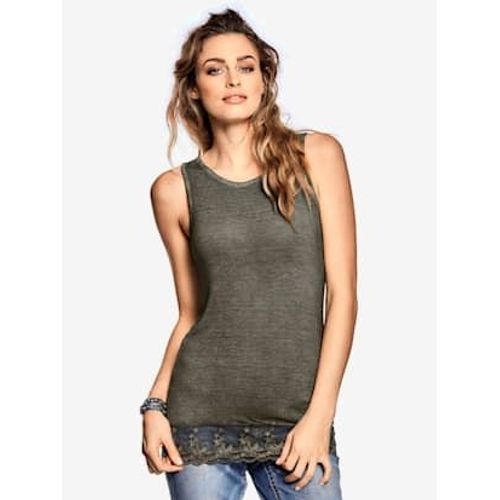T-Shirt 2 En 1 Look 2 En 1, Livr Avec L'charpe - Linea Tesini - Kaki