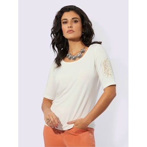 T-Shirt  Encolure Ronde Avec Viscose (Ecovero) - Creation L - cru