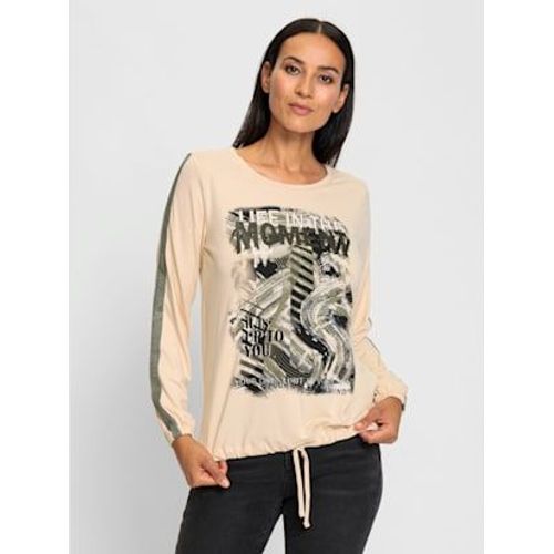 T-Shirt  Encolure Ronde Qualit Viscose Douce - Rick Cardona - Sable