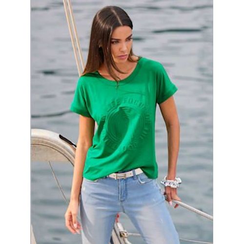 T-Shirt  Manches Courtes Imprim  Effet 3d - Rick Cardona - Vert Pomme