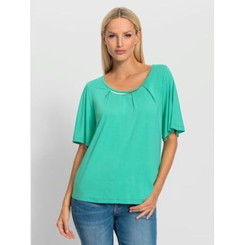 T-Shirt  Manches Courtes Qualit Viscose Douce - Rick Cardona - Bleu-Vert