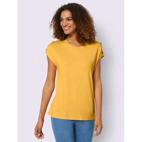 T-Shirt  Manches Courtes Viscose - Collection L - Jaune
