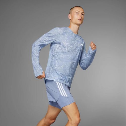T-Shirt  Manches Longues 3 Bandes Climacool Own The Run Adidas Performance Kvl29 - M