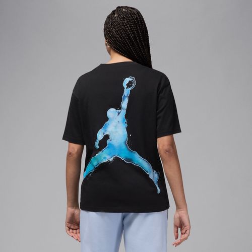 T-Shirt  Motif Jordan Pour Femme - Noir - Xl (Fr 50-52)
