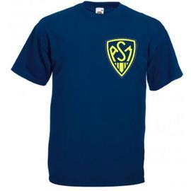 T-shirt ASM Rugby manches courtes pour homme bleu marine taille S M L XL  2XL 3XL 4XL 5XL