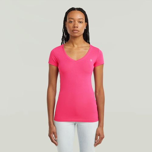 T-Shirt Base V - Rose - Femmes
