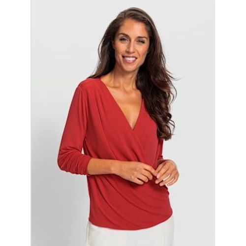 T-Shirt Cache-C?ur Superbe Aspect Cache-C?ur - Ashley Brooke - Rouge