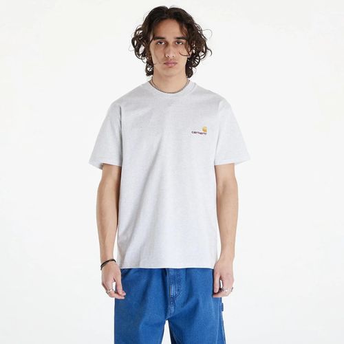 T-Shirt Carhartt Wip S/S American Script T-Shirt Unisex Ash Heather S