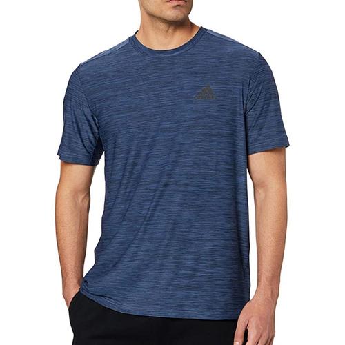 T-Shirt De Running Bleu Homme Adidas