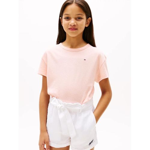 T-Shirt Dcontract En Lin Mlang Linen Tee Ss/Coral Ice - 164 Cm