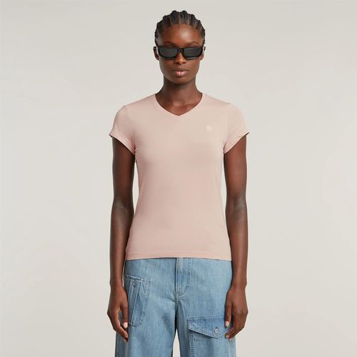 T-Shirt Eyben Slim V-Neck 2.0 - Rose - Femmes