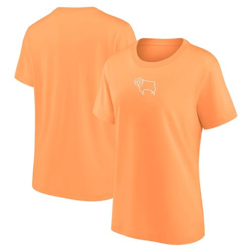 T-Shirt Graphique Derby County Mono - Orange - Femme