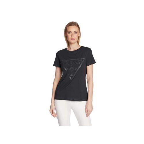 T Shirt Guess Adele Femme Noir