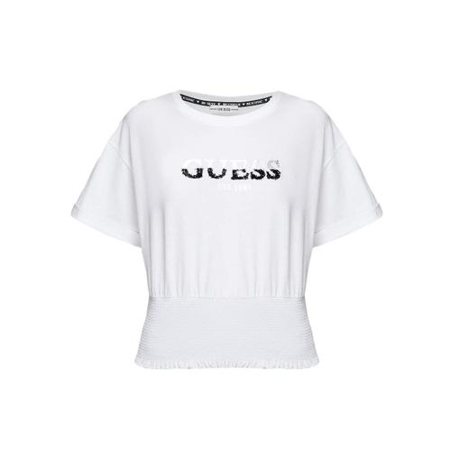 T Shirt Guess Original Homme Blanc