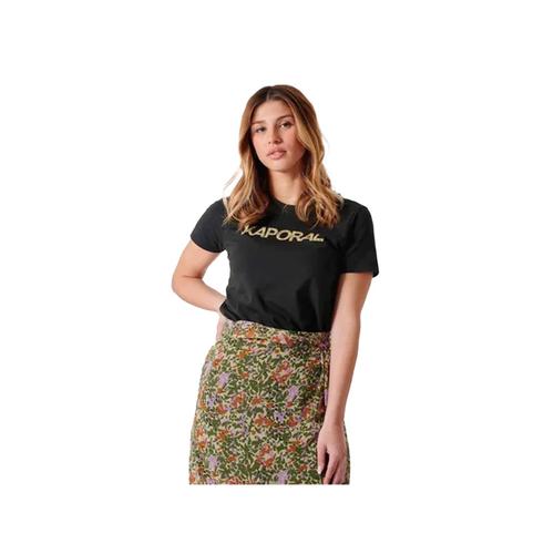 T Shirt Kaporal Fanjo Femme Noir