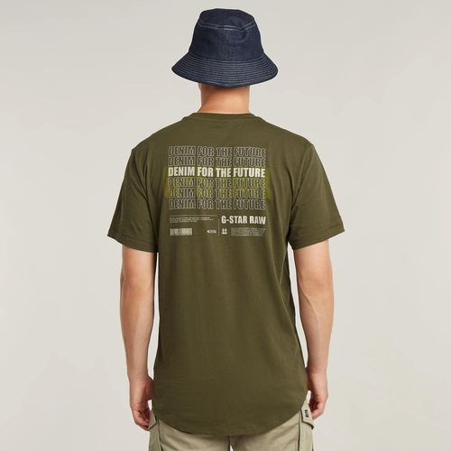 T-Shirt Lash Back Graphic - Vert - Hommes