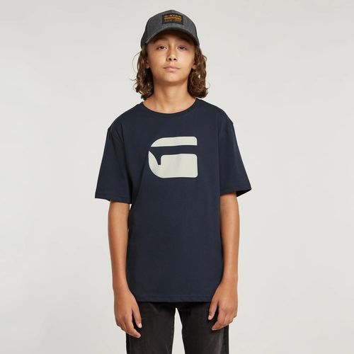 T-Shirt Loose Pour Garons - Bleu Fonc - Garon