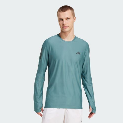 T-Shirt Manches Longues Own The Run Adidas - Preloved Teal - L