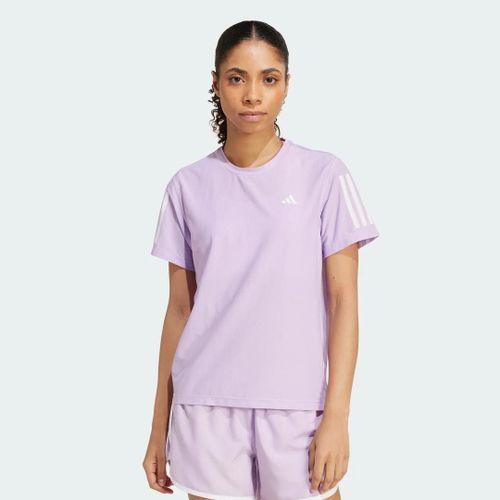 T-Shirt Own The Run Adidas - Powder Plum - M
