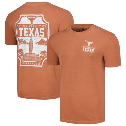 T-Shirt Pour Hommes Texas Orange Texas Longhorns Campus Badge Comfort Colors