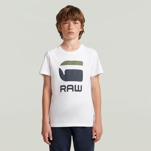 T-Shirt Regular Pour Garons - Blanc - Garon