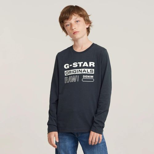 T-Shirt Regular Pour Garons - Bleu Fonc - Garon