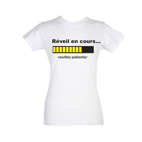 T-Shirt Reveil En Cours Veuillez Patienter