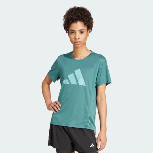 T-Shirt Run It Adidas - Preloved Teal - L
