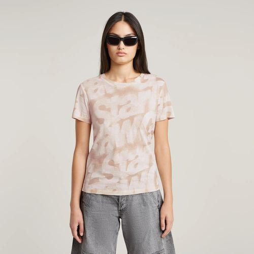 T-Shirt Sprayed Letters - Multi Couleur - Femmes