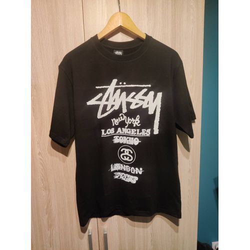 T-Shirt Stussy Noir Taille S Neuf