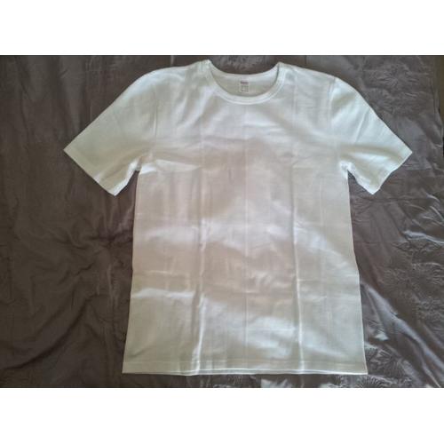 T-Shirt Thermolactyl Blanc Damart Manches Courtes Xxxl Col Rond