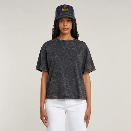 T-Shirt Washed G-Script - Gris - Femmes