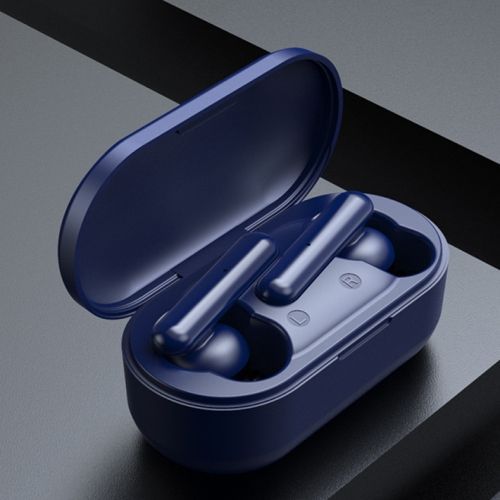 T10 Mini Touch Control Hifi TWS couteurs Bluetooth sans fil avec micro et chargeur (bleu)
