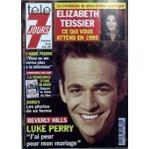 T7j Luke Perry Beverly Hills 2p/ Sim 2p/ Jordy 2p/ Eric Serra 2p/ Pierre Perret 1.5p/ Jugnot 1.5p/ Gene Barry 1/2p/ Nabokov 1.5p/ Roy Scheider 1/2p/ Peter Falk 1.5p/ Derek De Lint 1.5p/ Abbe Pierre 2p/ Voulzy 1/2p/  1801