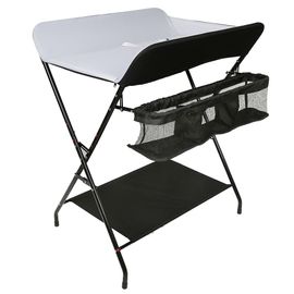 Table A Langer Pliable Pour Bebe 0 12mois Jeobest Avec Panier De Rangement Noir Et Blanc Rakuten