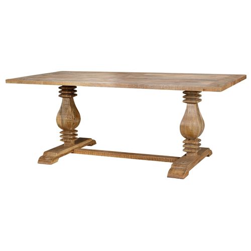 Table  Manger 8 Places En Bois De Manguier Naturel 2 Mtres