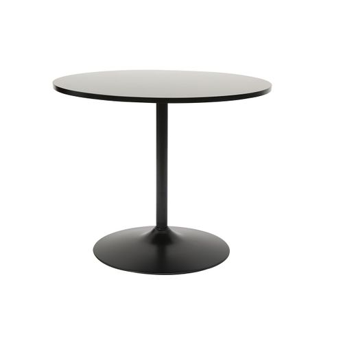 Table  Manger Design Ronde Noire D90 Cm Calista