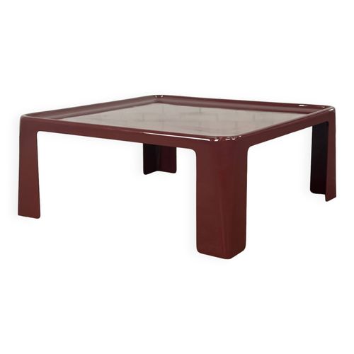 Table Basse Amanta De Mario Bellini Pour Bampb Italia En Rouge Rouge