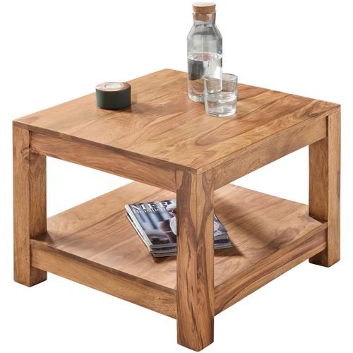 Table Basse Bois Massif 60x45x60cm Table D'appoint Table De Salon Design