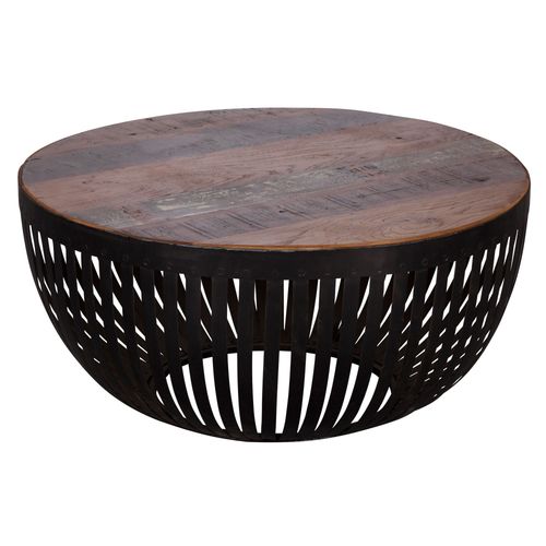 Table Basse Bois Massif 70x33x70cm Table En Bois Table D'appoint Shabby