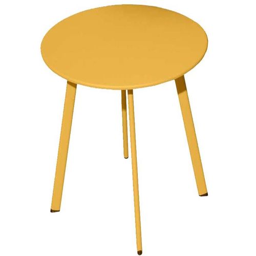 Table Basse De Jardin En Acier Massai 50 Cm