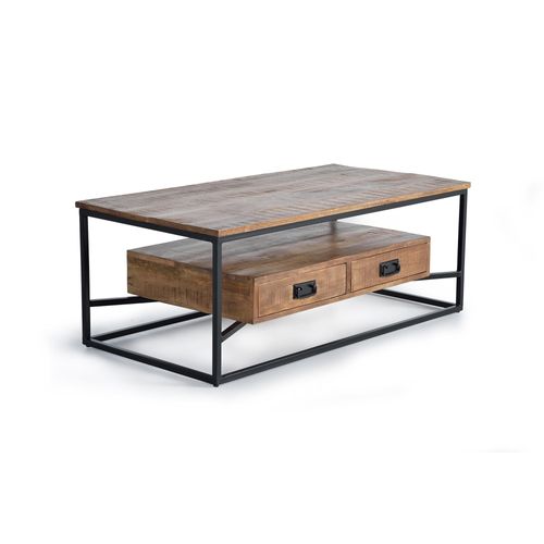Table Basse En Bois De Manguier Et Mtal