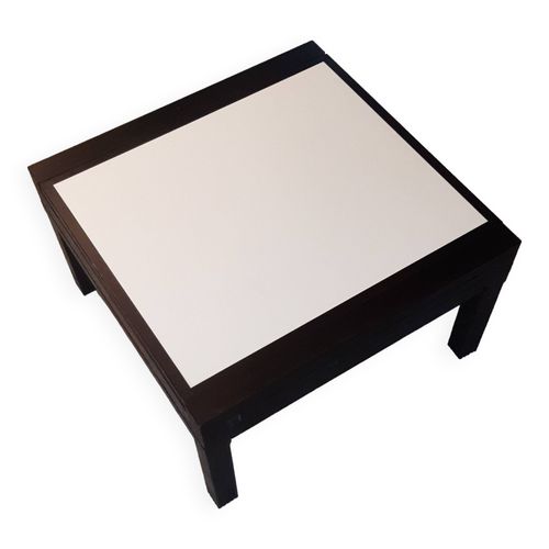 Table Basse Hexa Vintage Par Bernard Vuarnesson Pour Belato Blanc