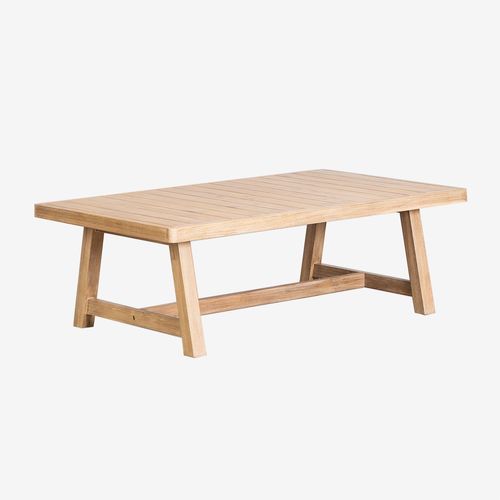 Table Basse Rectangulaire En Bois D'acacia (130x75 Cm) Duba Brun Acacia