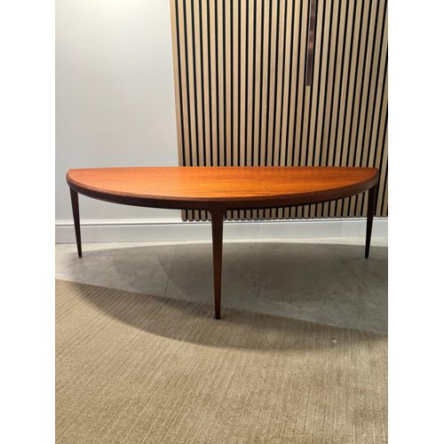 Table Basse Scandinave Johannes Andersen 1960 Marron