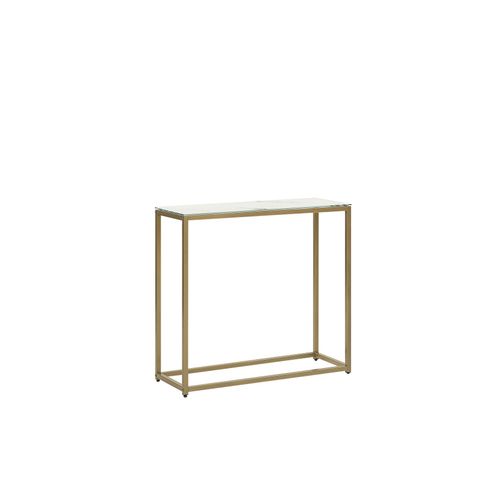 Console Delano Effet Marbre Dor