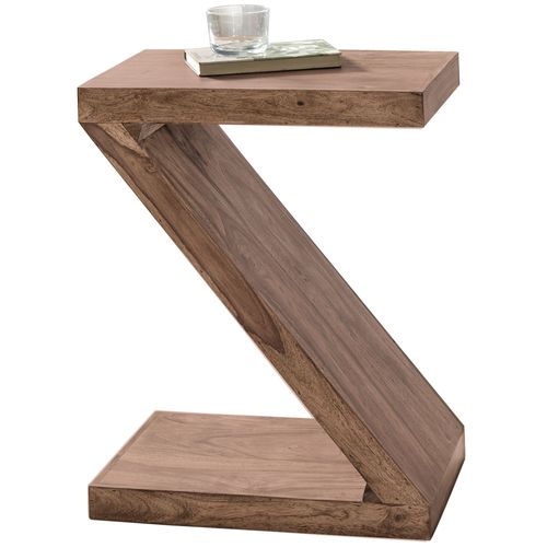 Table D'appoint Bois Massif 44x59x30cm Bout De Canap Table De Salon
