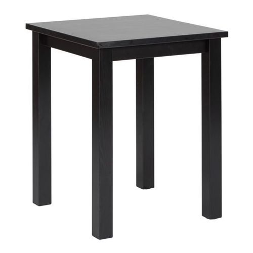 Table D'appoint Carre 45x55 Cm En Pin Massif Noir
